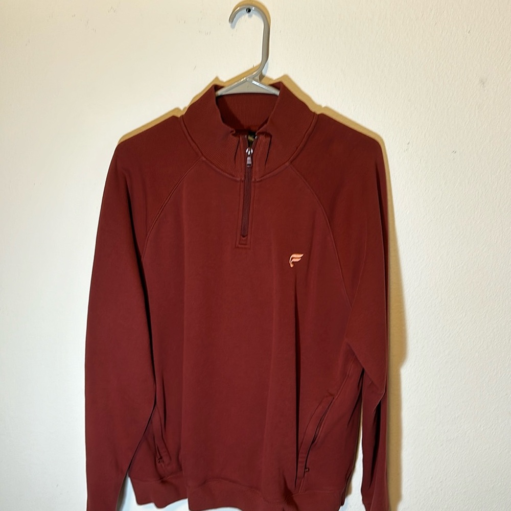 Men’s Fabletics Quarter Zip Sweater | Large